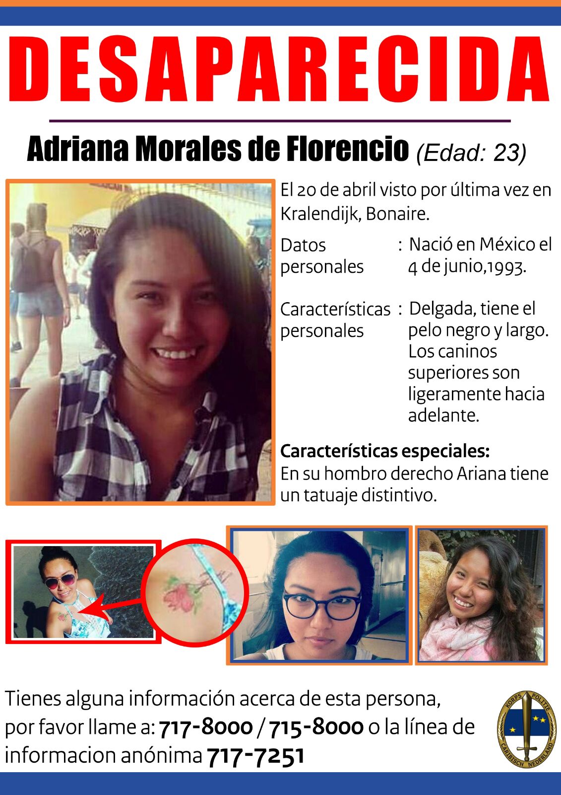 Demanda 22 aña prisòn pa asesinato Adriana Morales de Florencio.